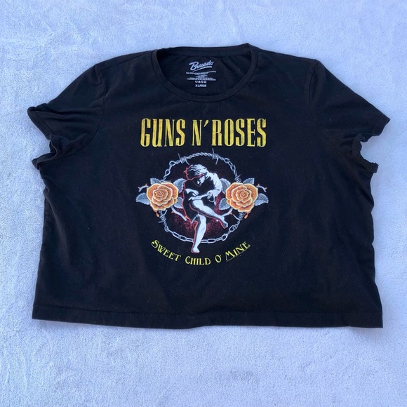Guns N Roses Tee Shirt Sweet Child O’ Mine Crop Bravado 2022 - Picture 2 of 6